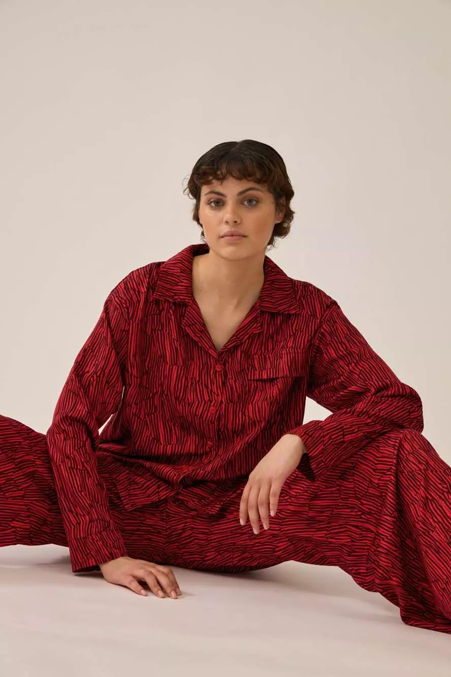 Naturana Loungewear in Rot