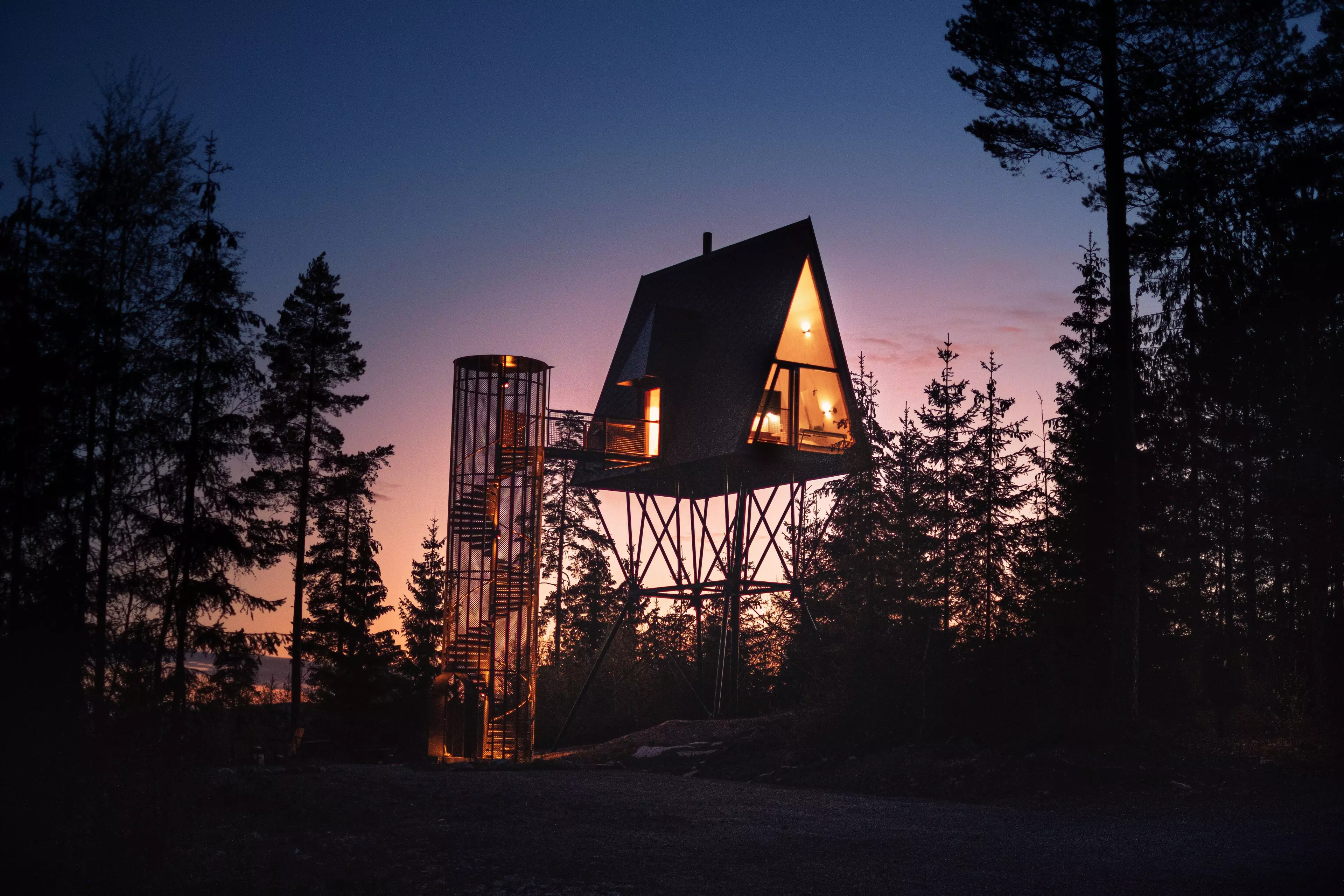 PAN Cabins in Norwegen: Urlaub mitten im Wald.