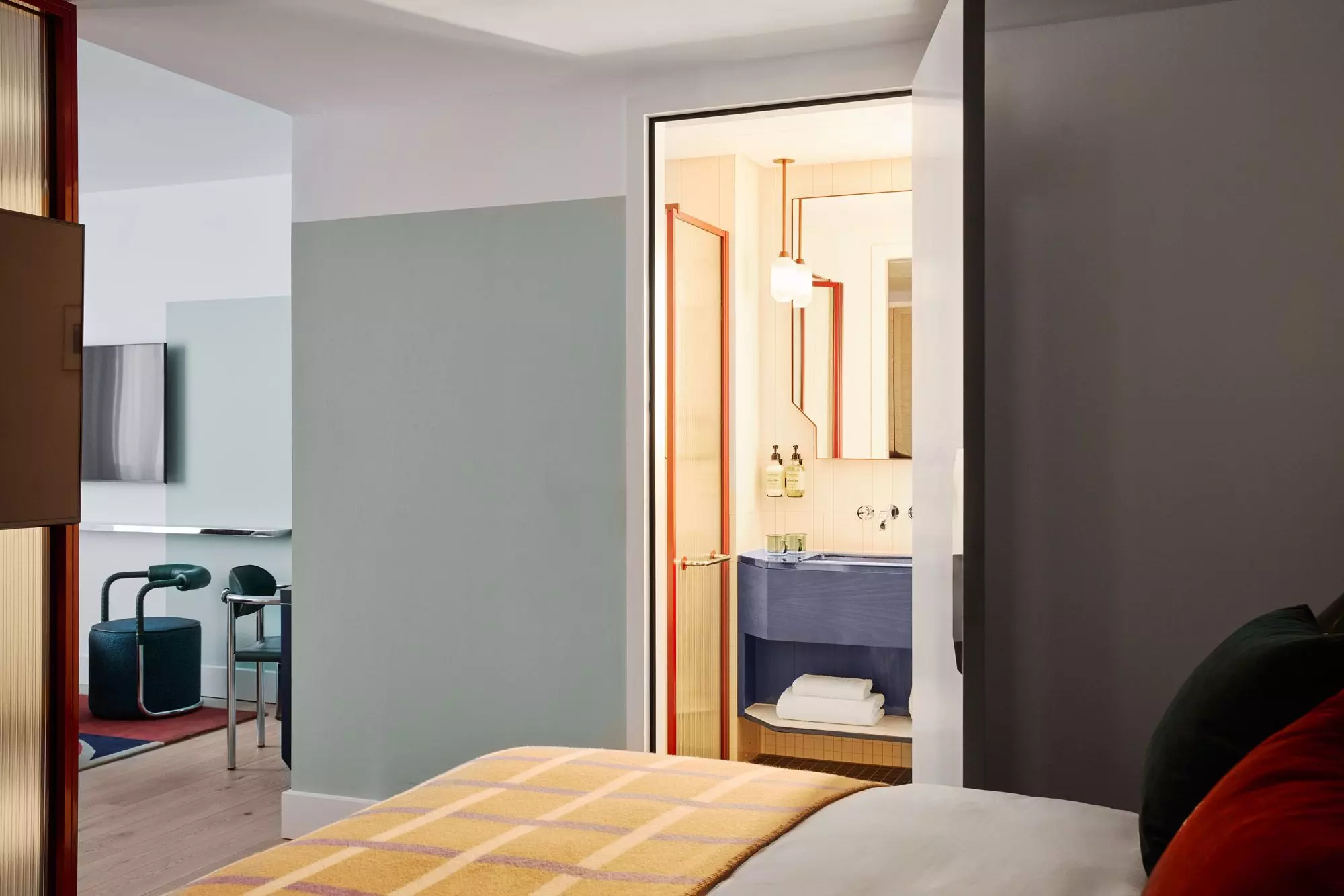Die Studio Suite im Hotel Kimpton Main Frankfurt