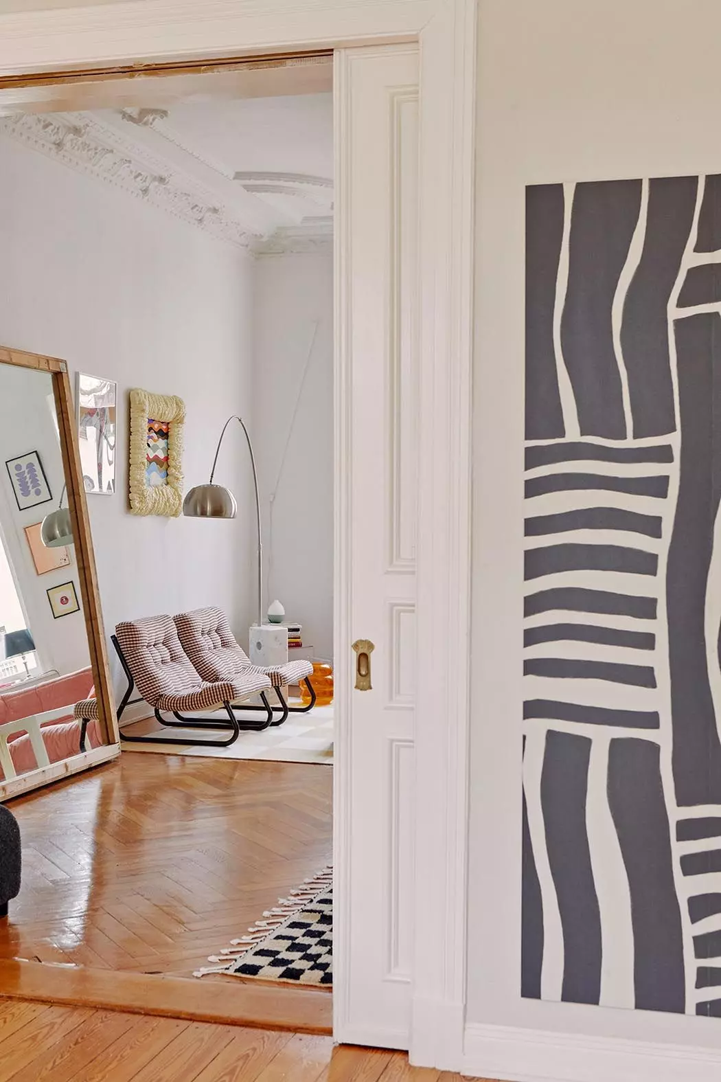 Vintage-Ikea-Sessel in der Altbauwohnung von Leonie Pauls - femtastics