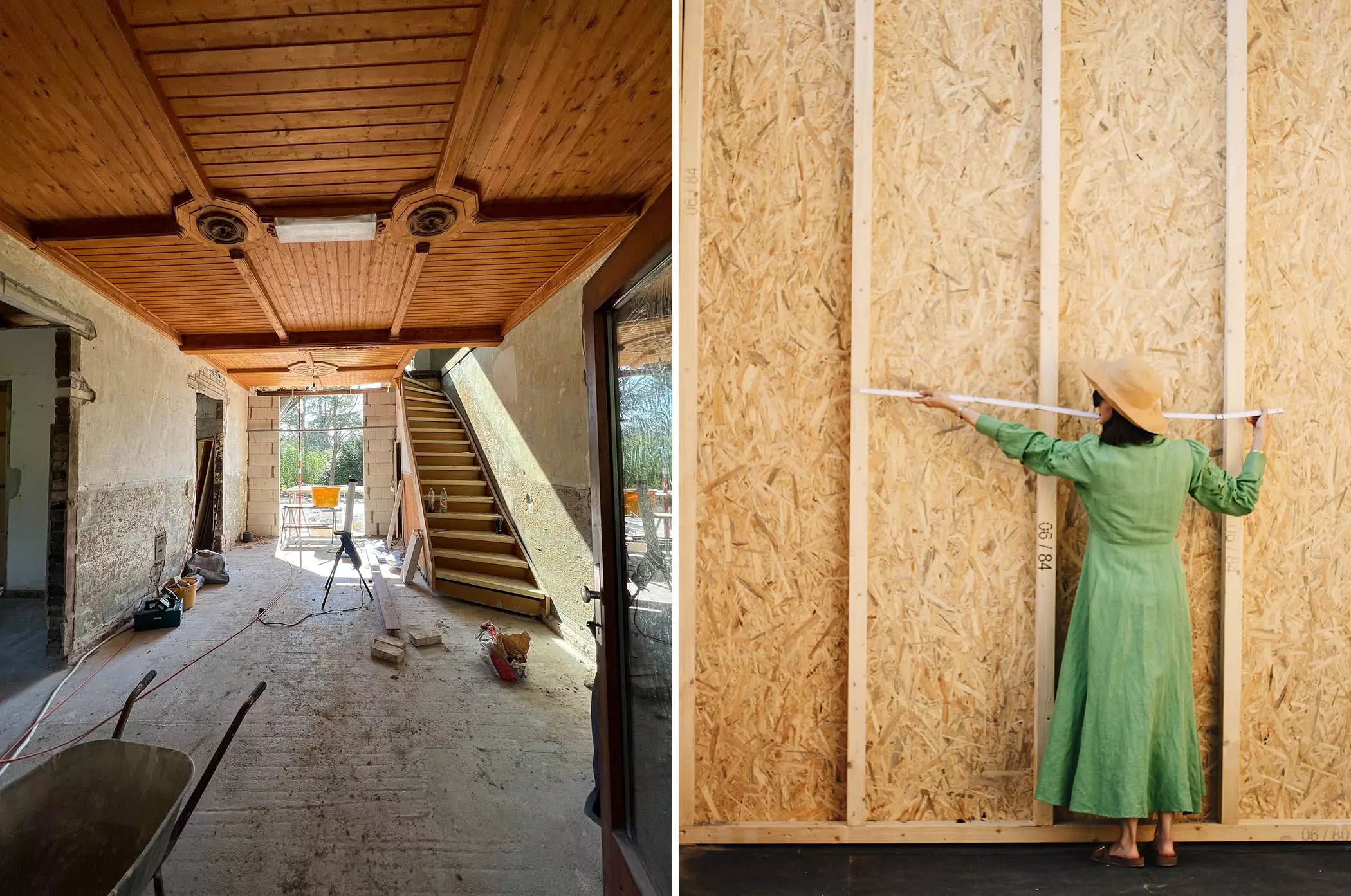 Busra Qadir in ihrem Altbau, der gerade saniert wird - femtastics