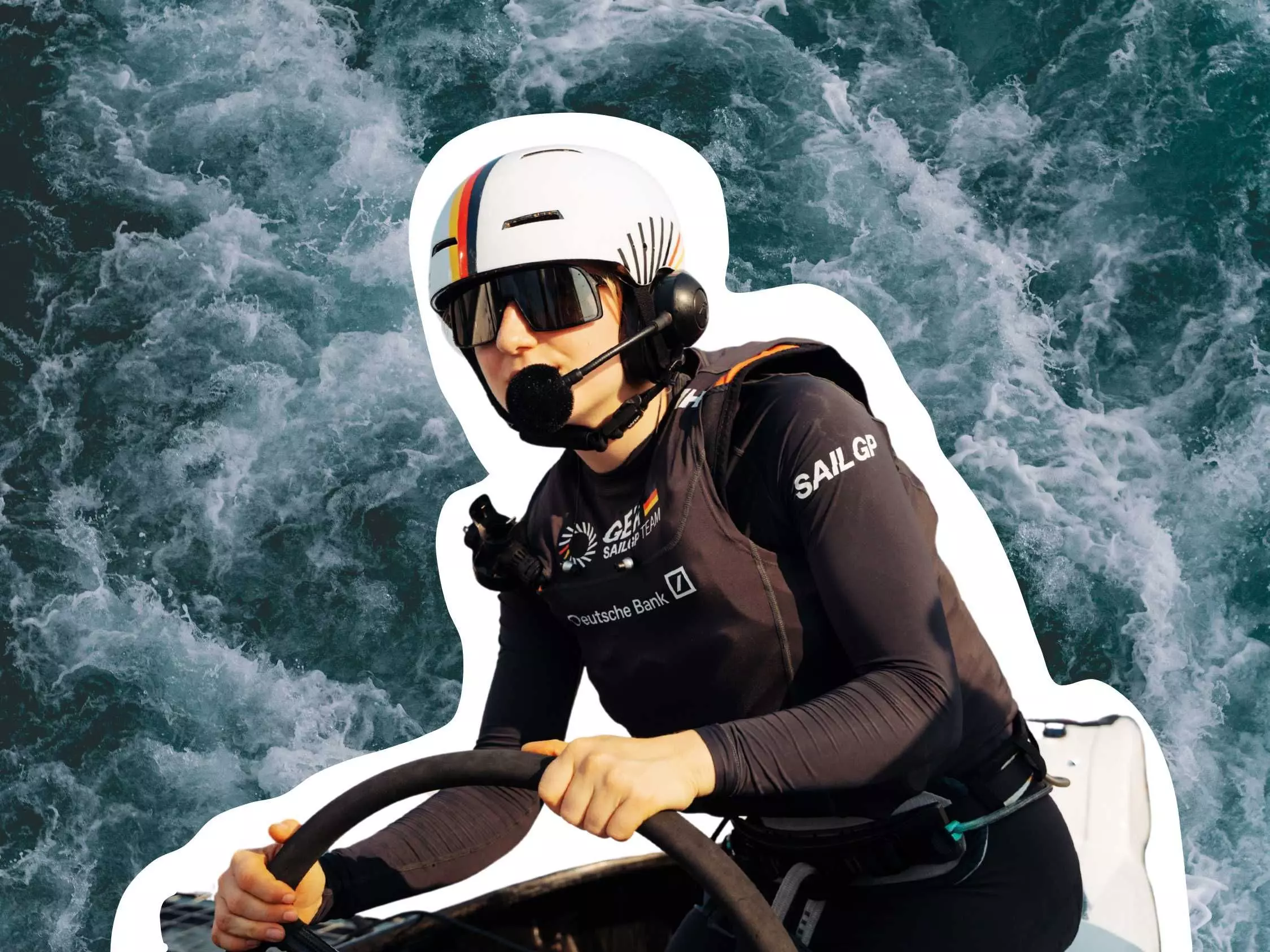 Anna Barth beim SailGP