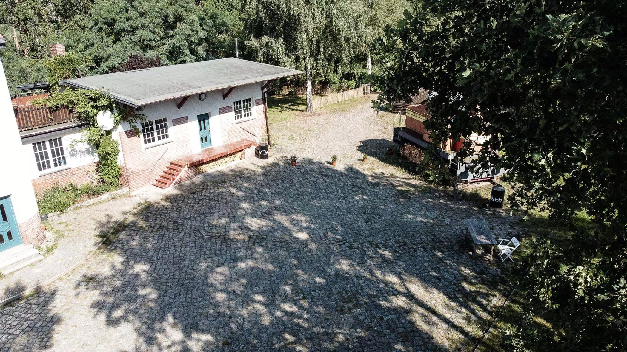 Das Projekt "Bahnhofszeit" befindet sich auf dem Gelände eines ehemaligen Bahnhofs in Brandenburg - femtastics