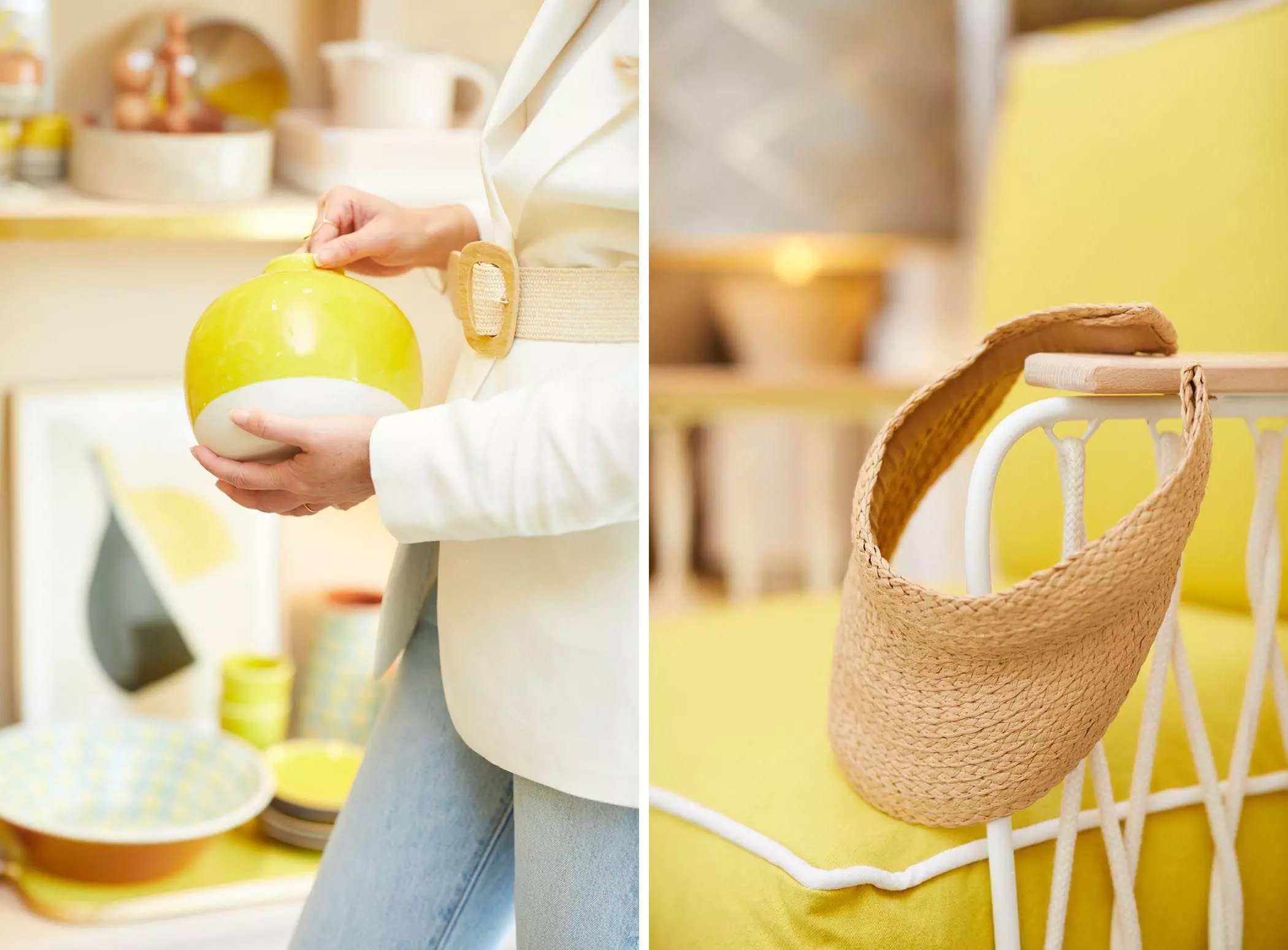 Sommerliche Keramik und Sonnenschutz im Laden "Bon Voyage Interieur" - femtastics