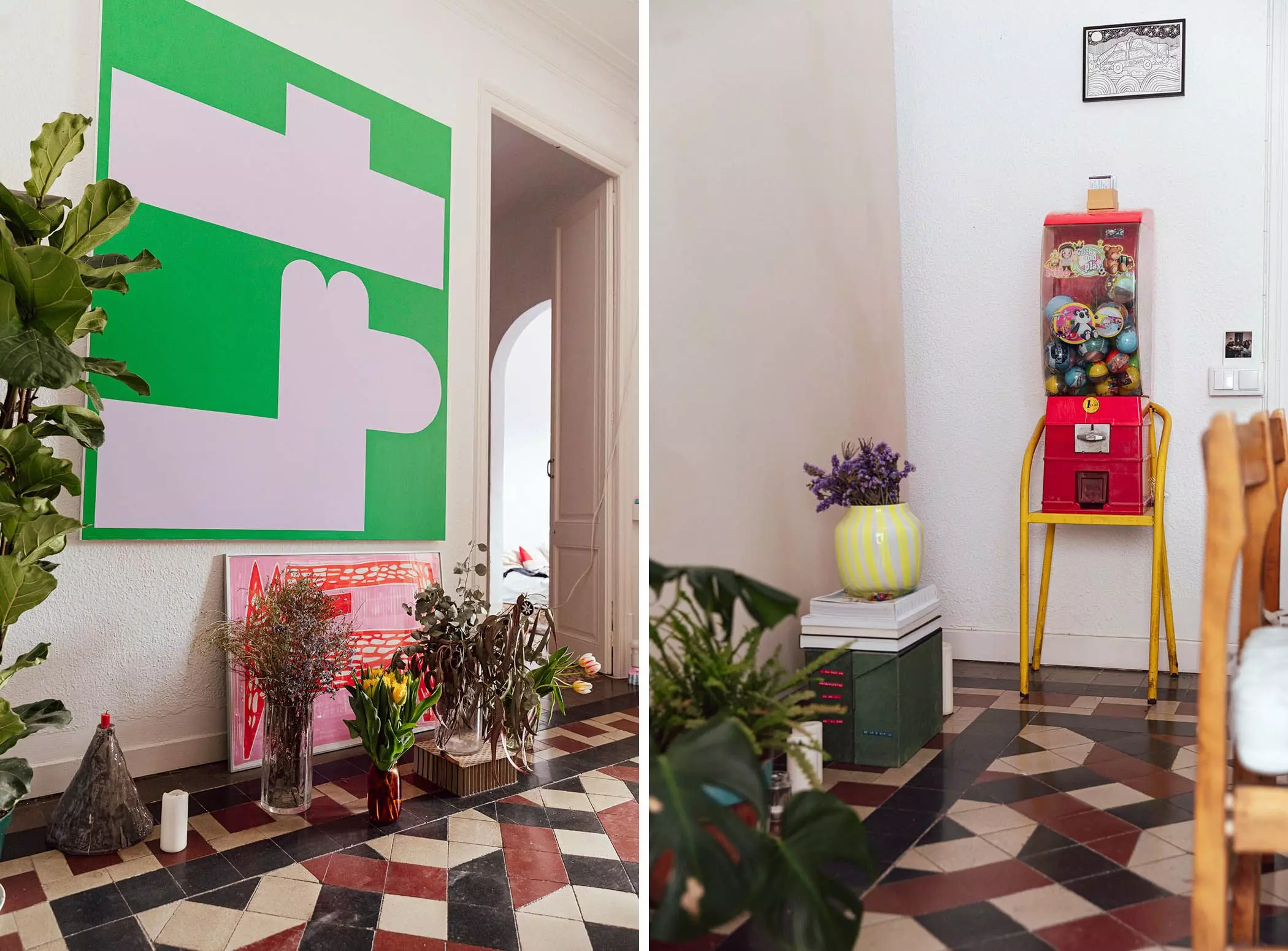 Wohnung mit Kunst von Elisabeth Articus und Mark Bohle - femtastics