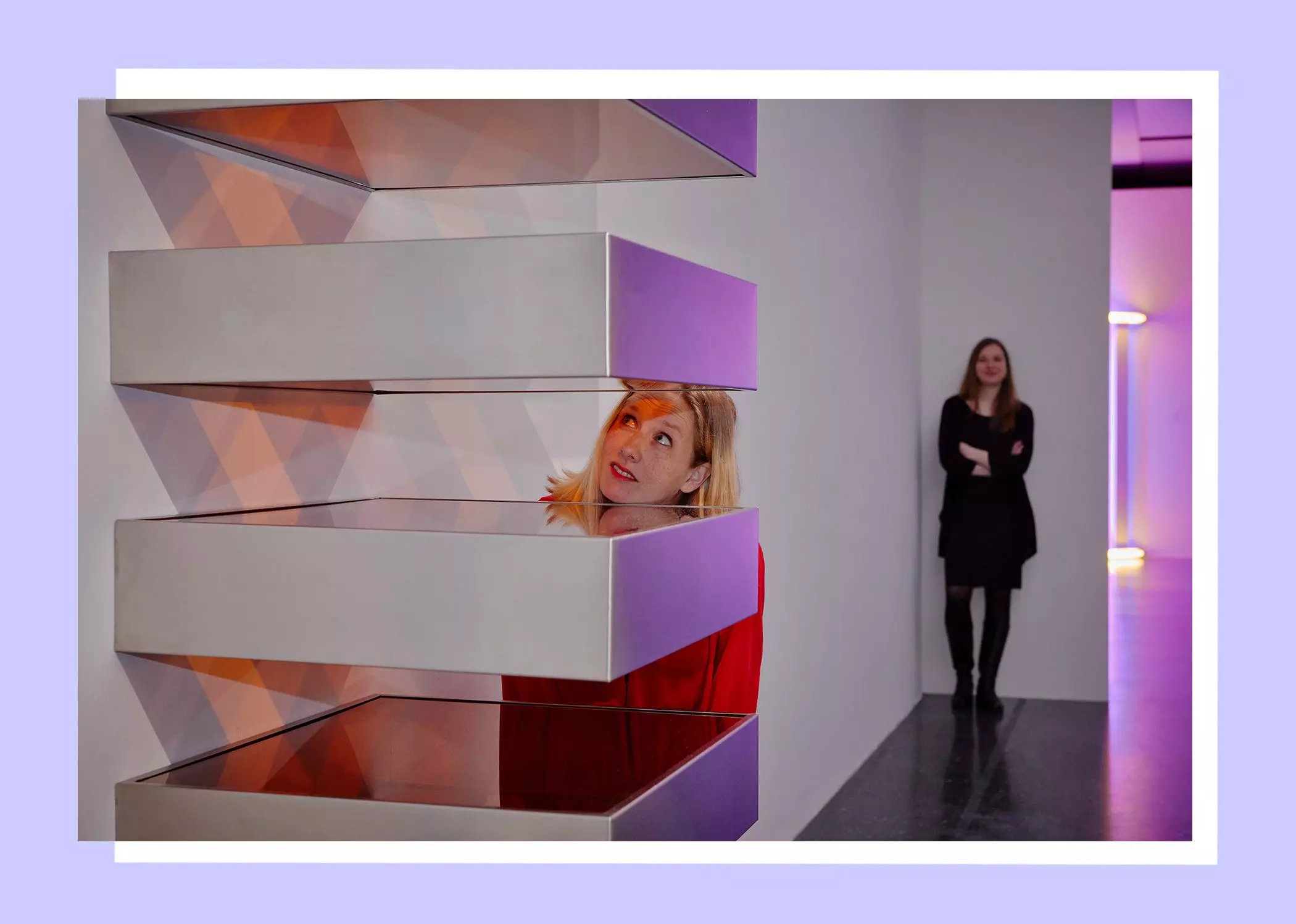 Lina Scheewe und Annika Landmann im "Bucerius Kunst Forum" in Hamburg - femtastics