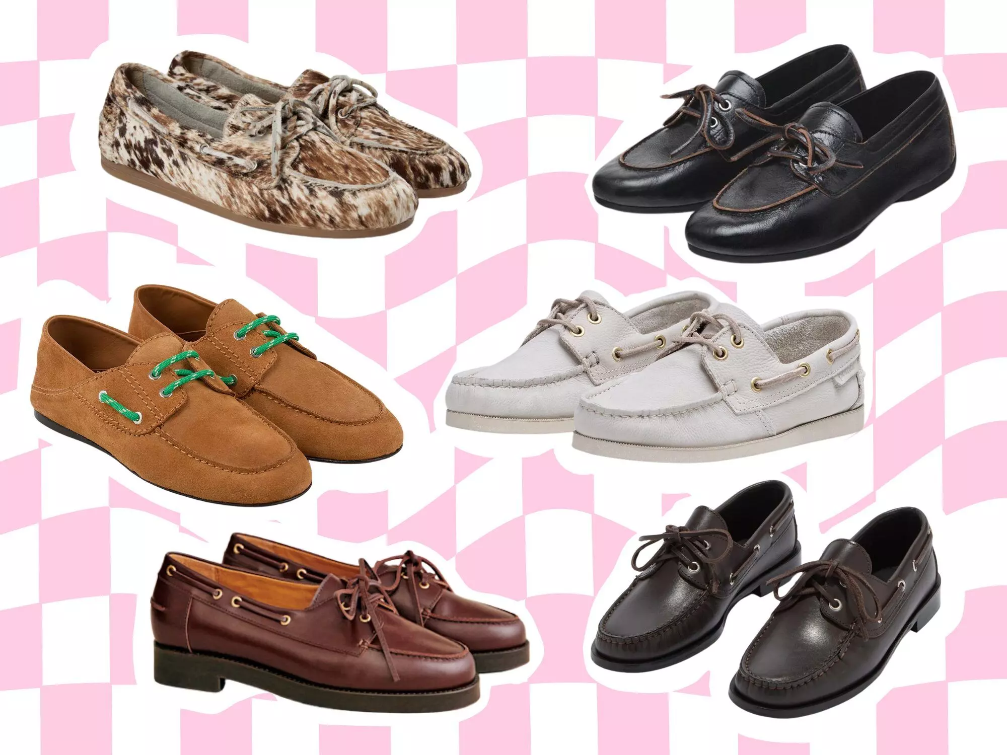 Collage Bootsschuhe