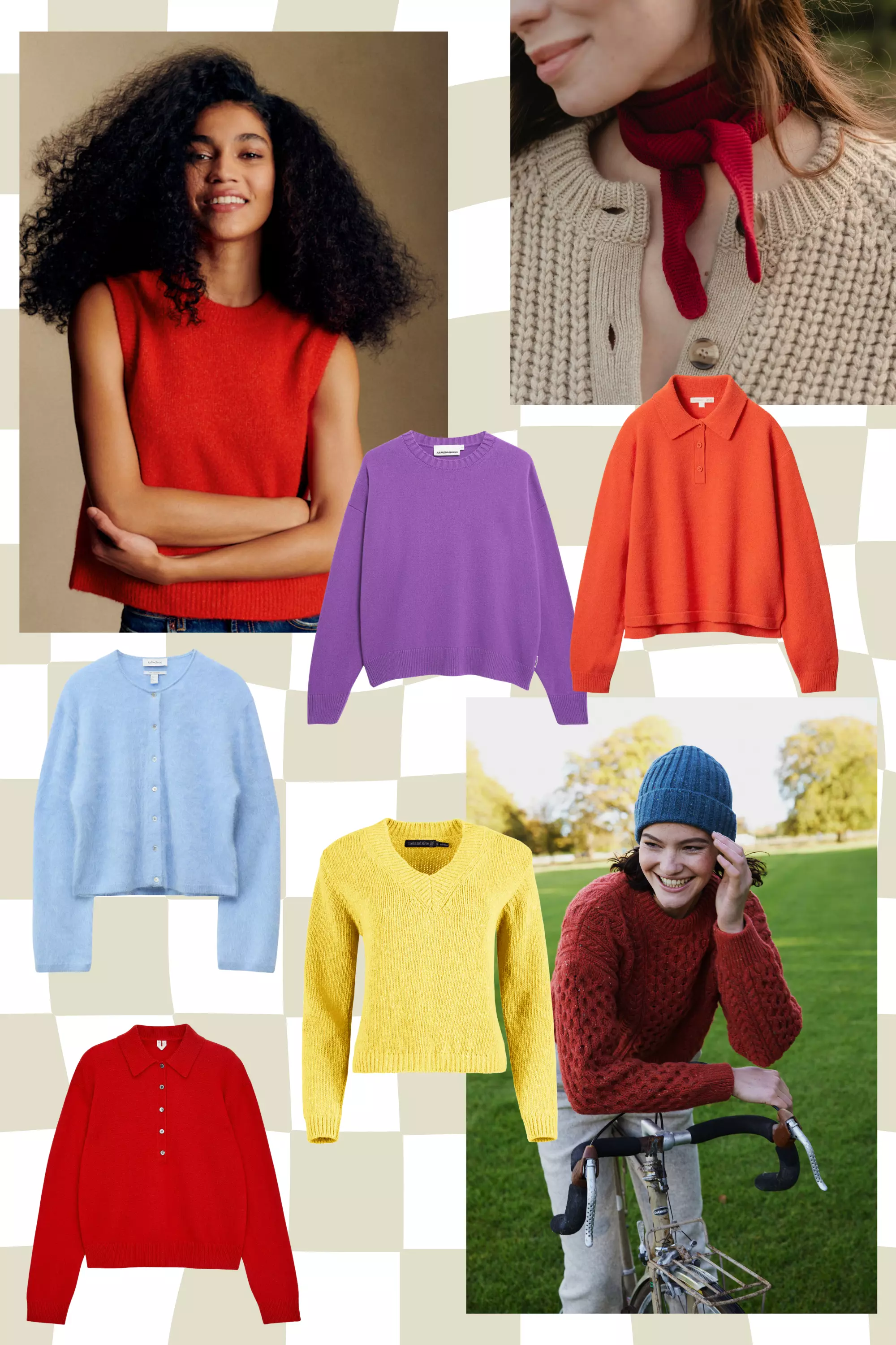 Collage Bunte Pullover