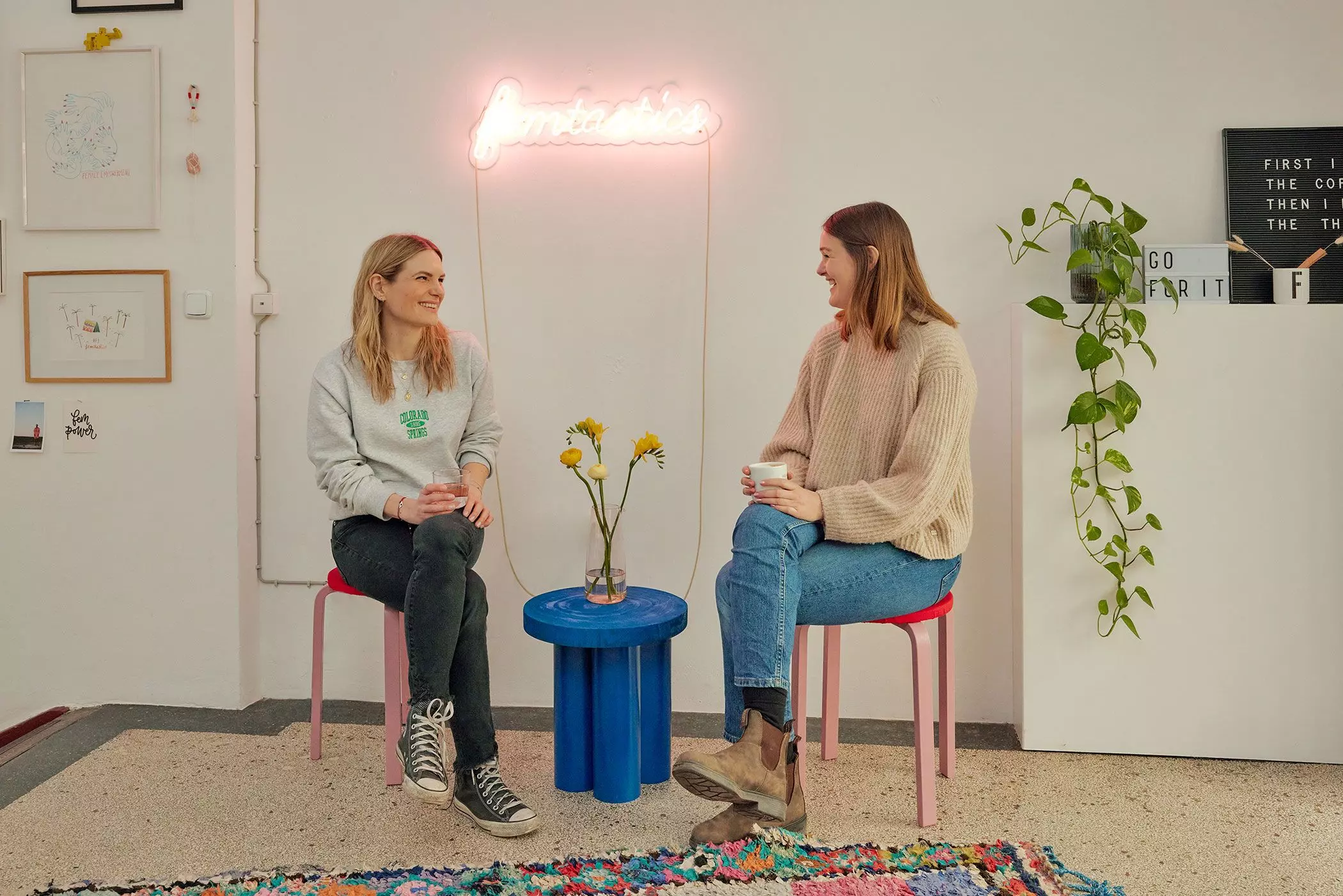 femtastics Gründerinnen im femtastics Büro – femtastics
