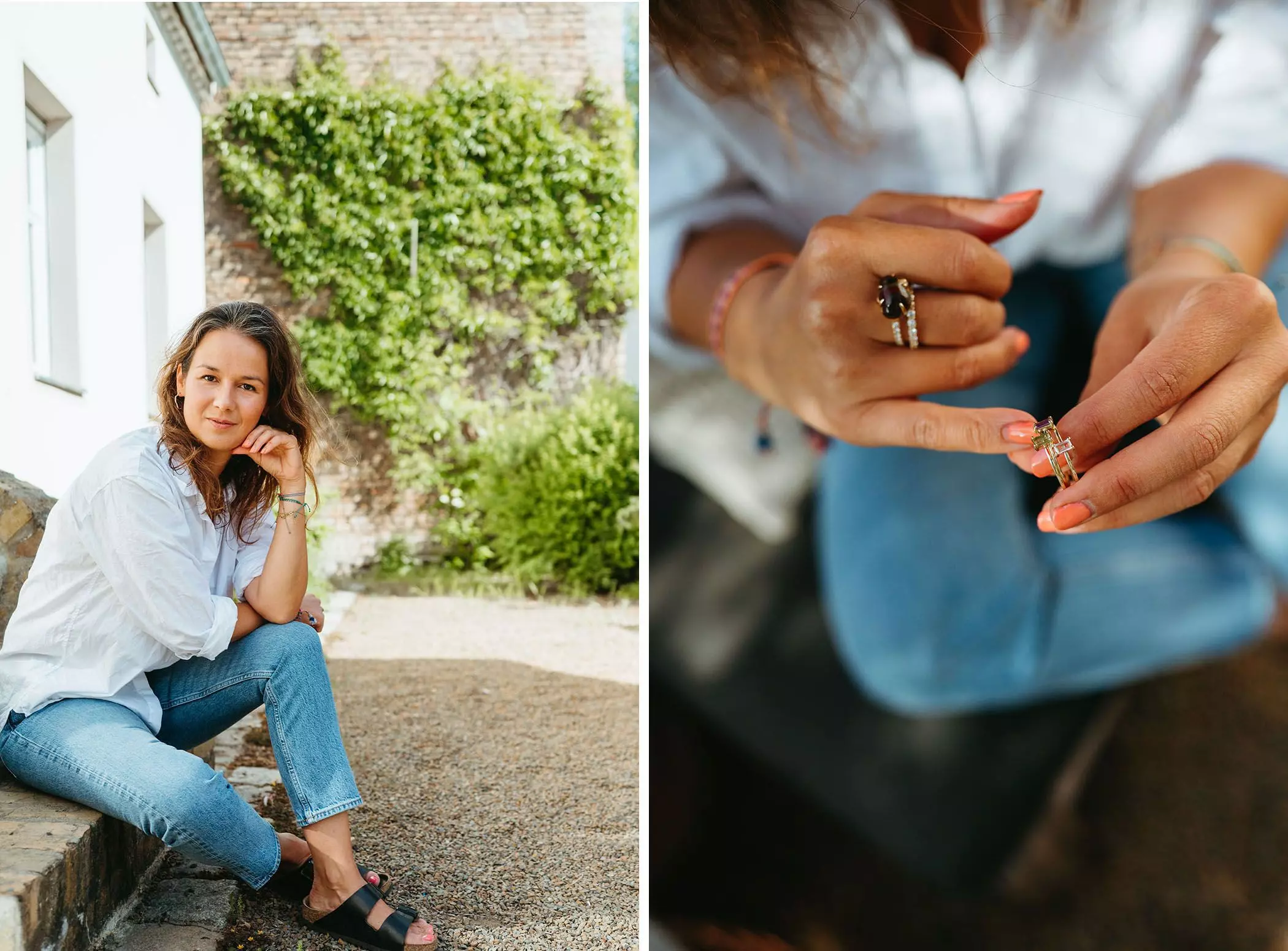 Portrait von Guya Merkle - Schmuck von Vieri | femtastics