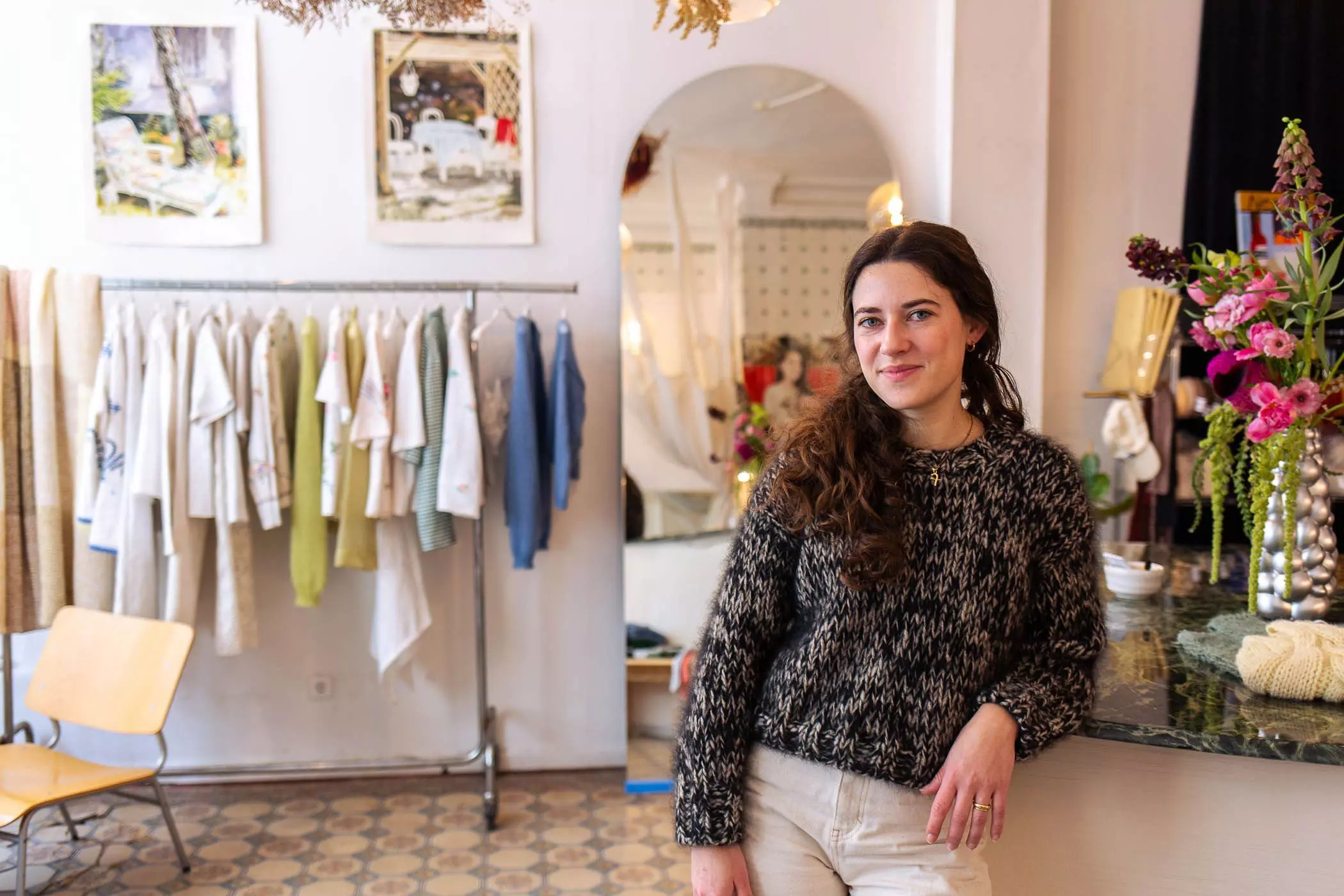 Isabelle Mann, Gründerin von Faible and Failure, in ihrem Laden - femtastics