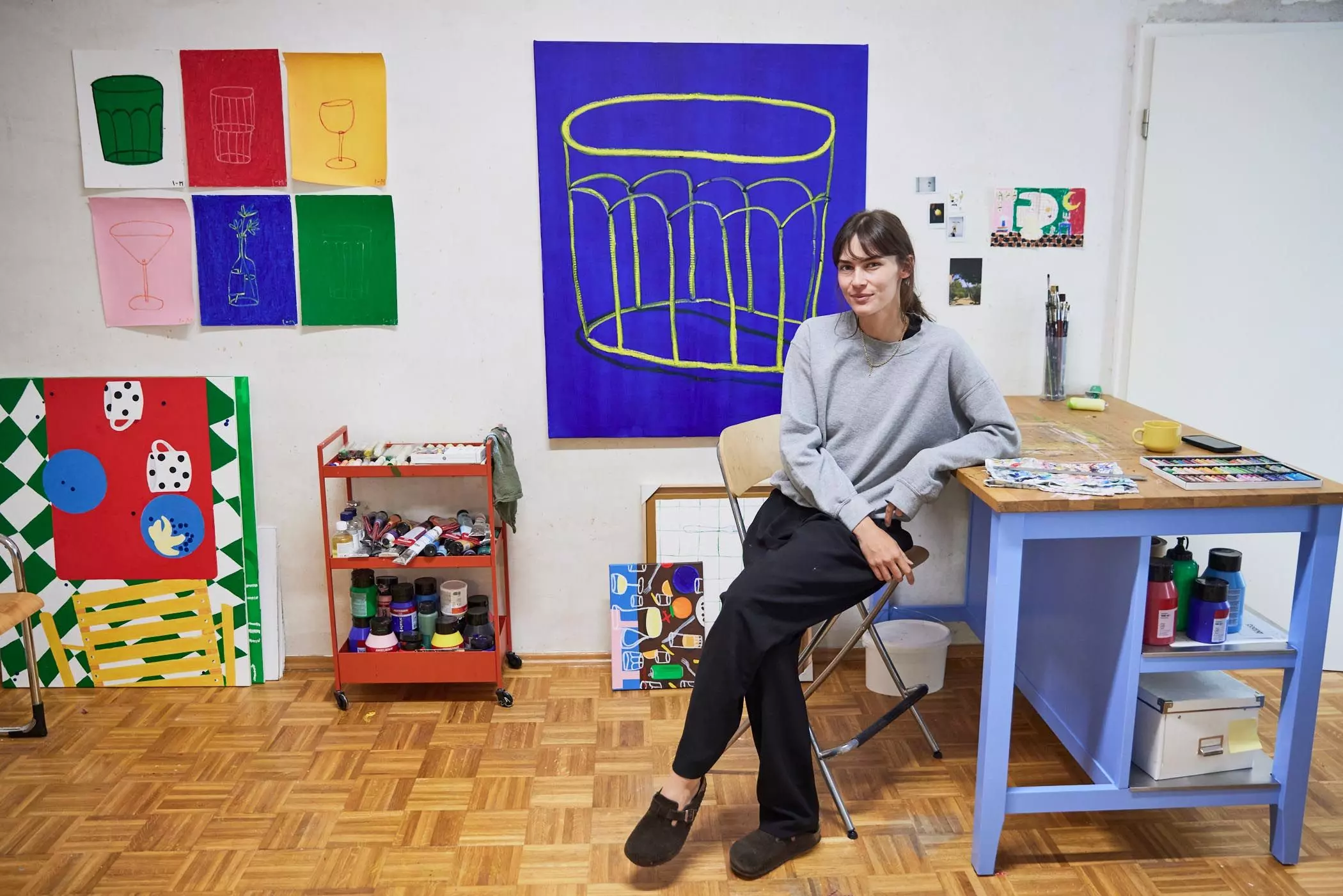 Isis Maria Niedecken in ihrem Atelier | femtastics