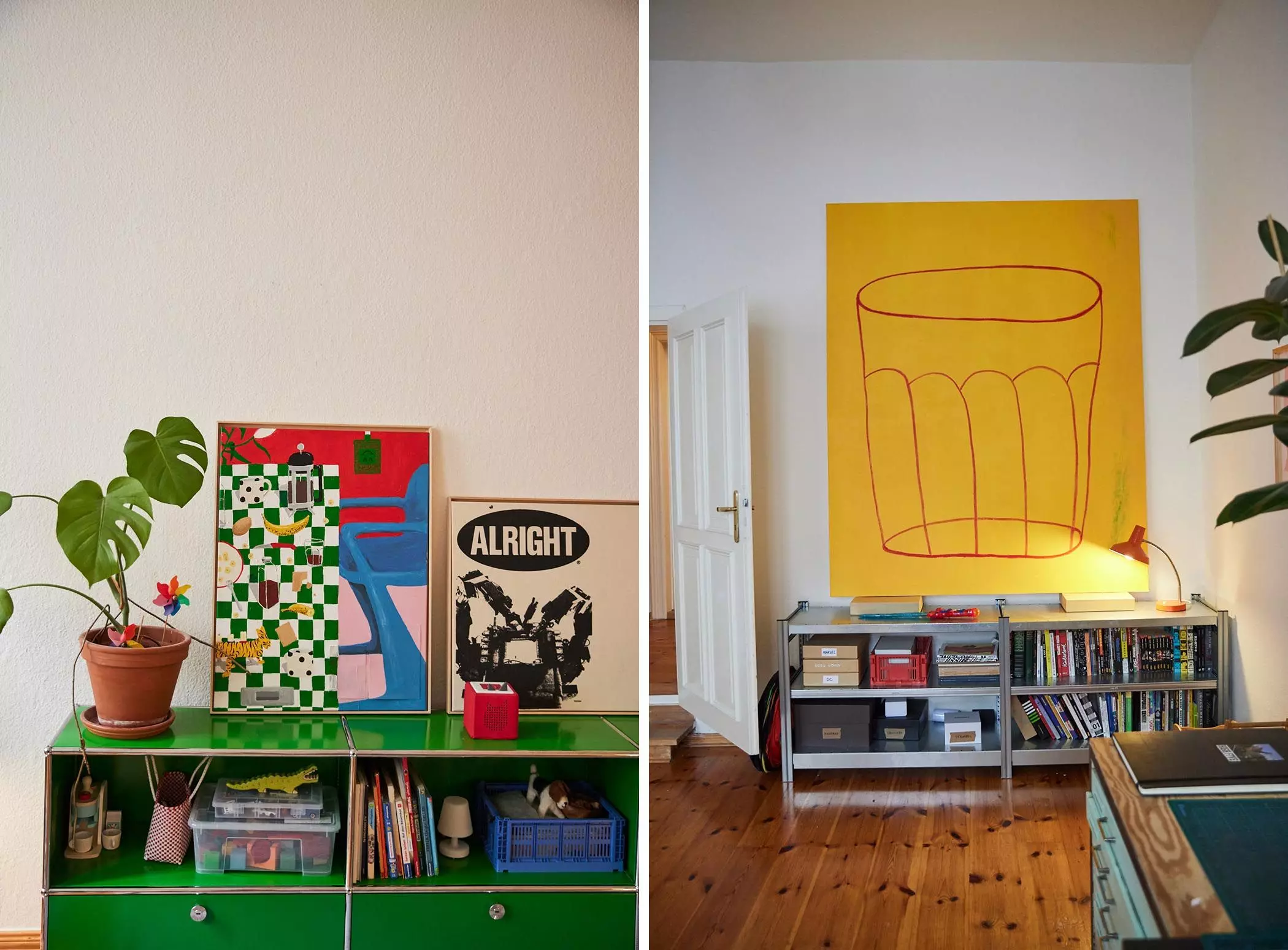 Kunst in der Wohnung von Isis Maria Niedecken | femtastics