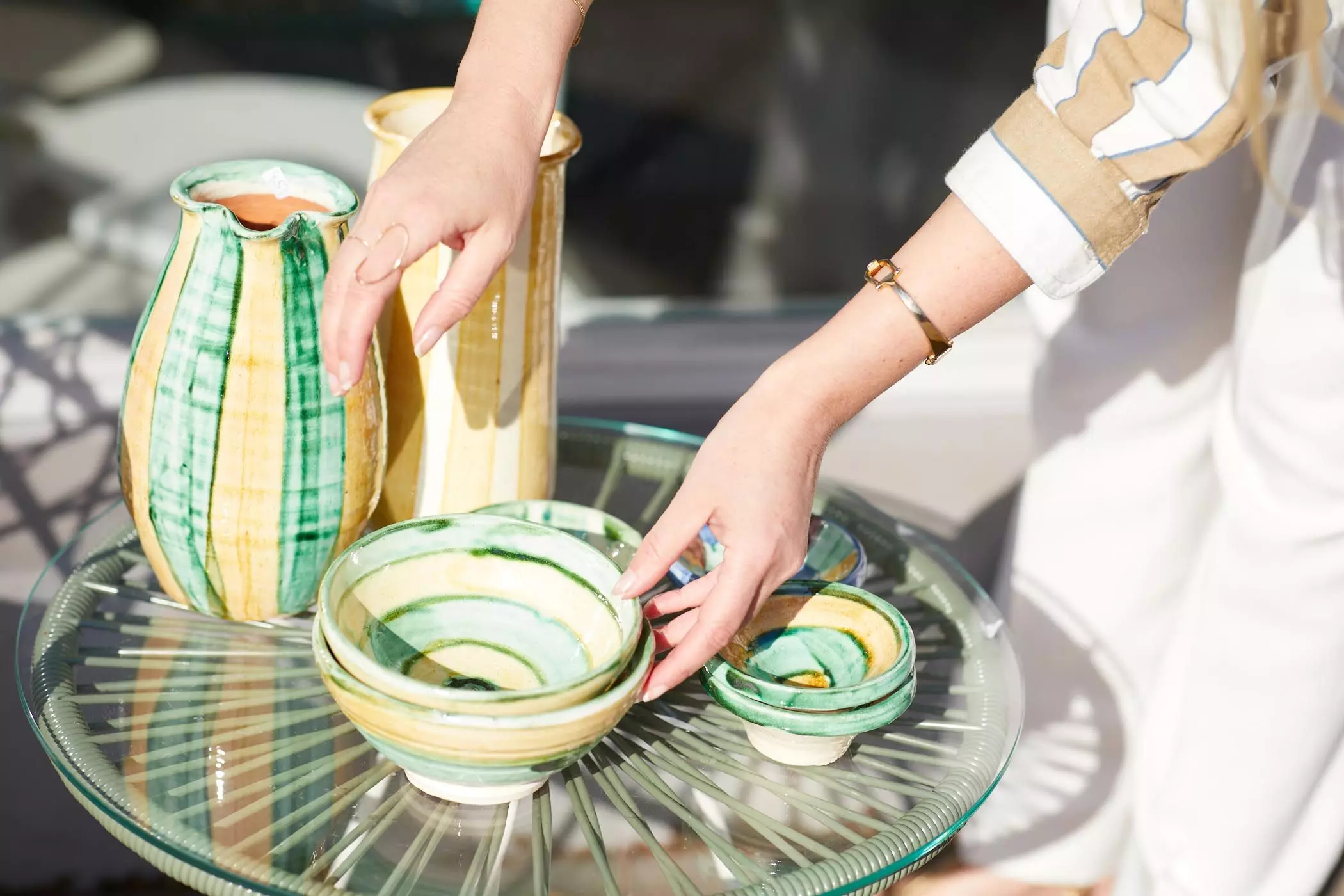 Janina Krinke handelt mit bunter Keramik - femtastics