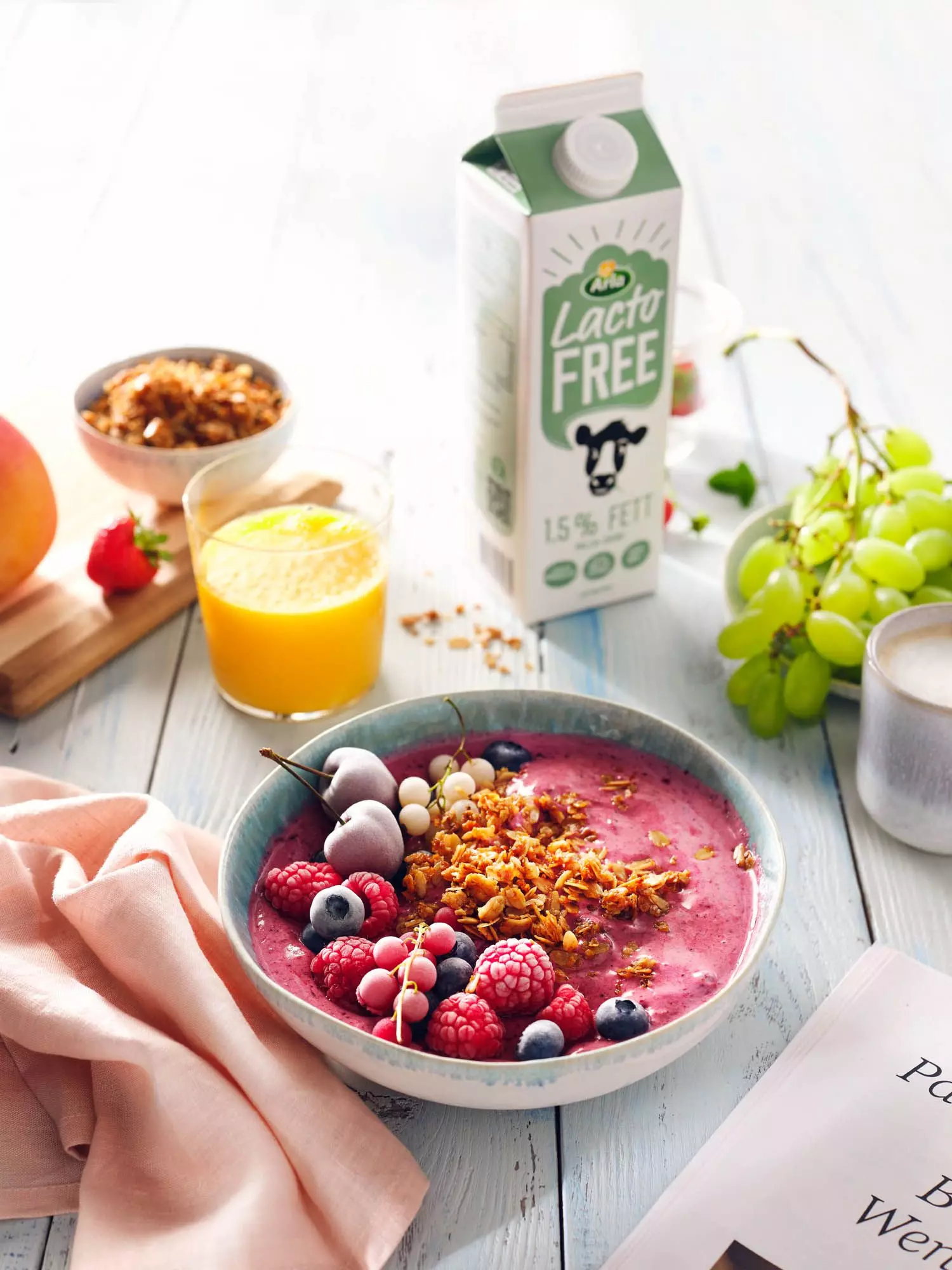 Laktosefreie Ernährung liegt im Trend - Smoothie-Bowl - femtastics