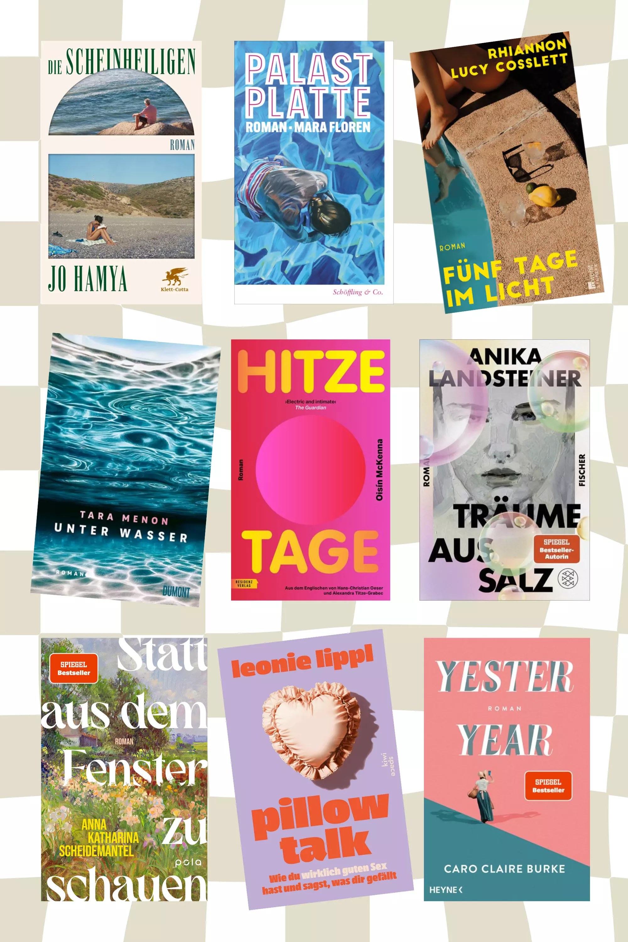 Collage Sommerbücher 2026