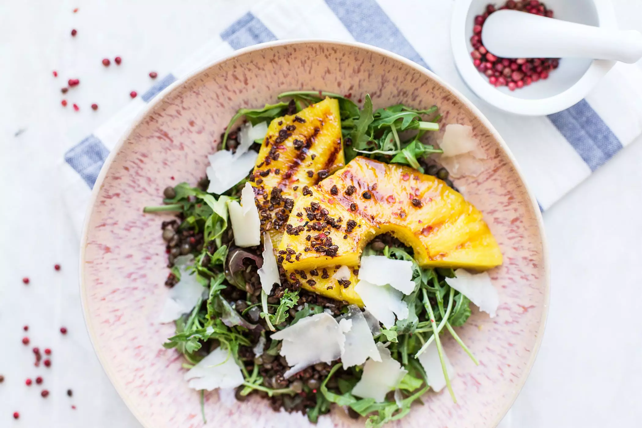 femtastics-Sommersalat-Ananas-Ziegenkaese