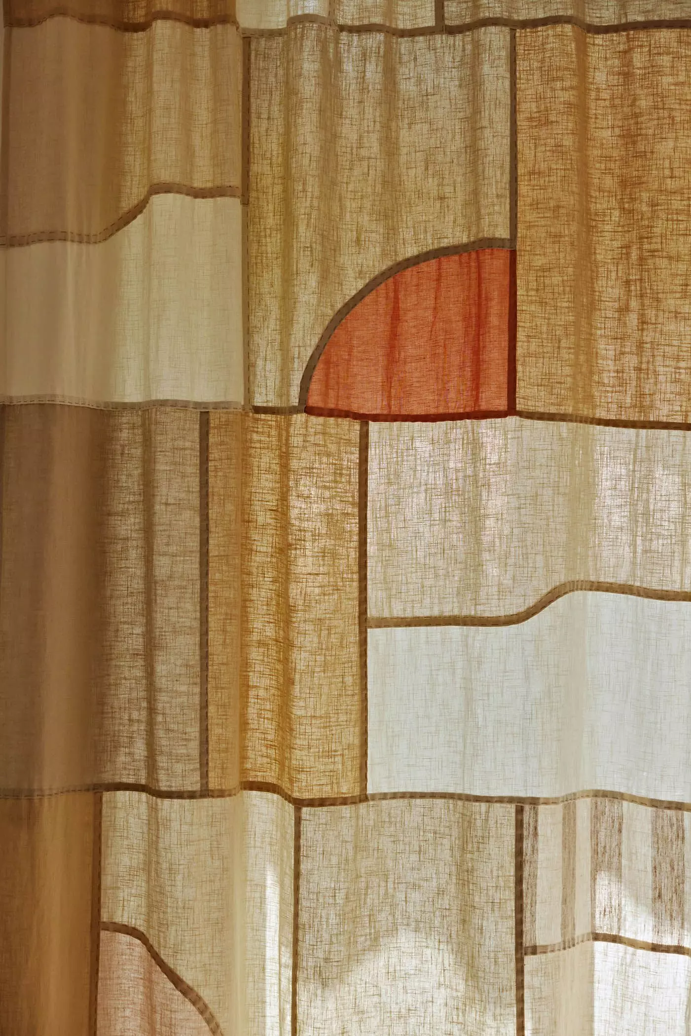 Patchwork-Vorhang Detail - femtastics