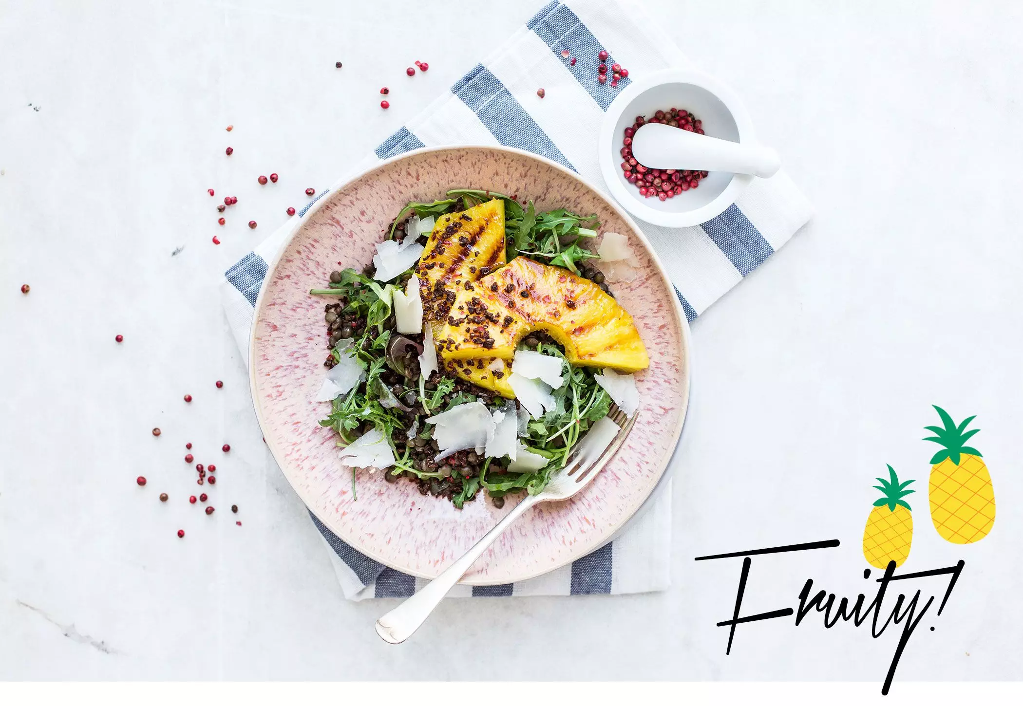 femtastics-gegrillte-Ananas-Ziegenkaese-Salat