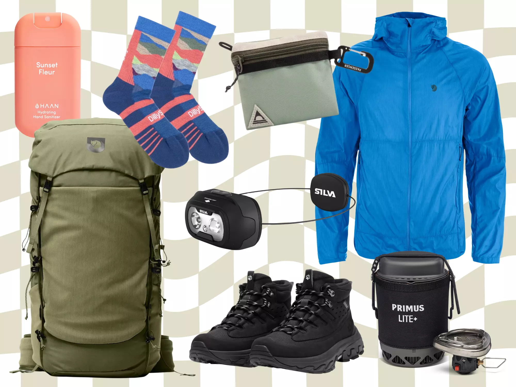 Collage: Was beim Wandern mitnehmen?