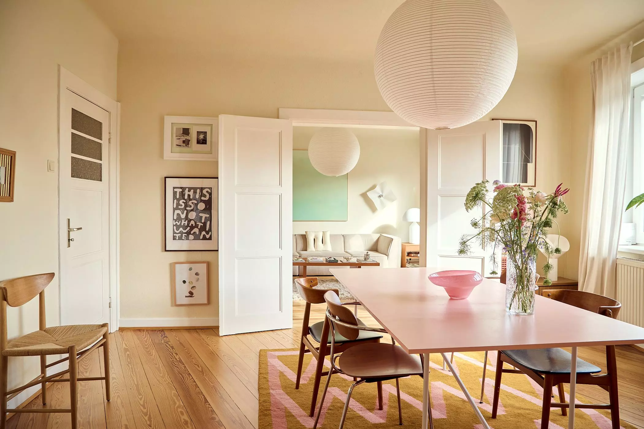 Übergang Esszimmer zum Wohnzimmer