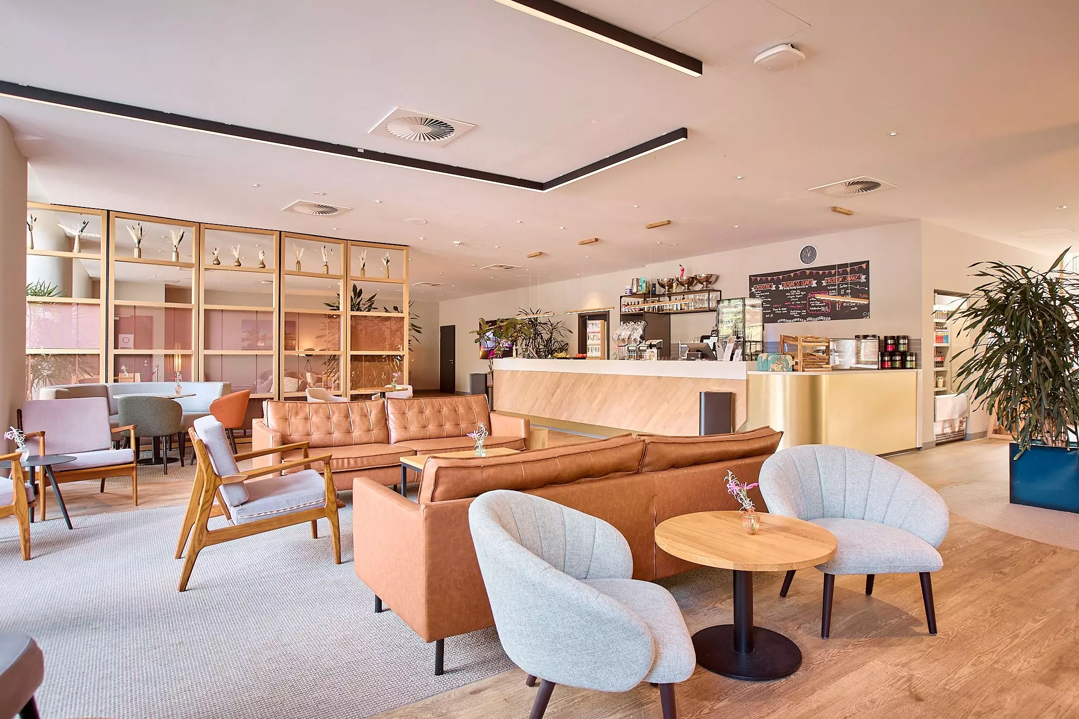 Café im "David Lloyd Meridian Spa & Fitness" in Hamburg-Eppendorf