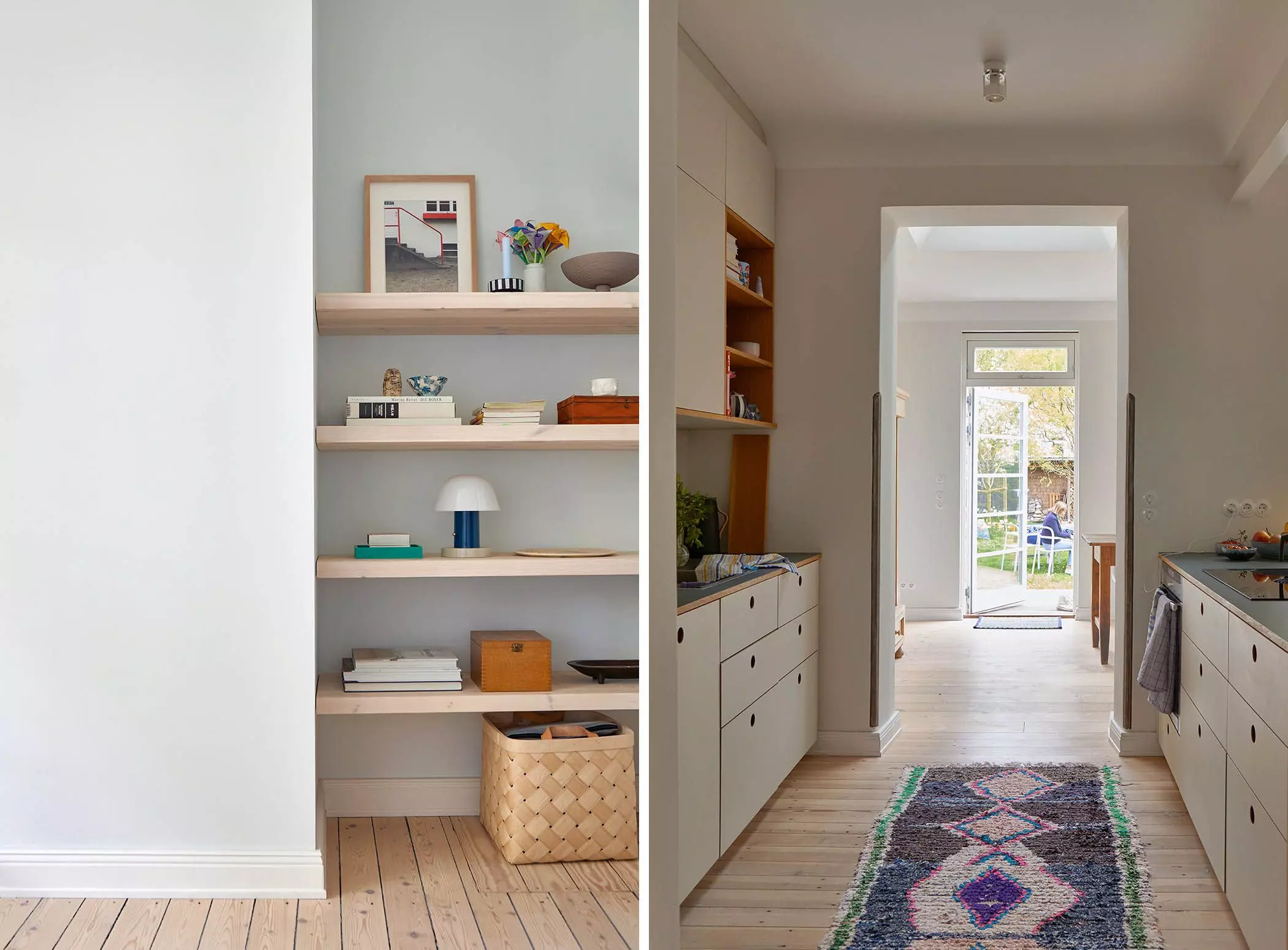 Blick vom Flur in den Garten - femtastics