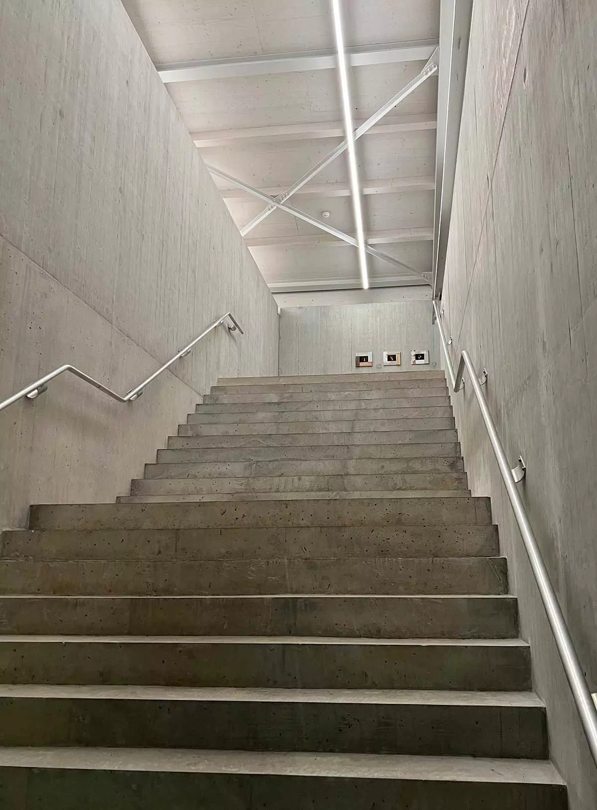 Treppenhaus im Kunsthaus Baselland