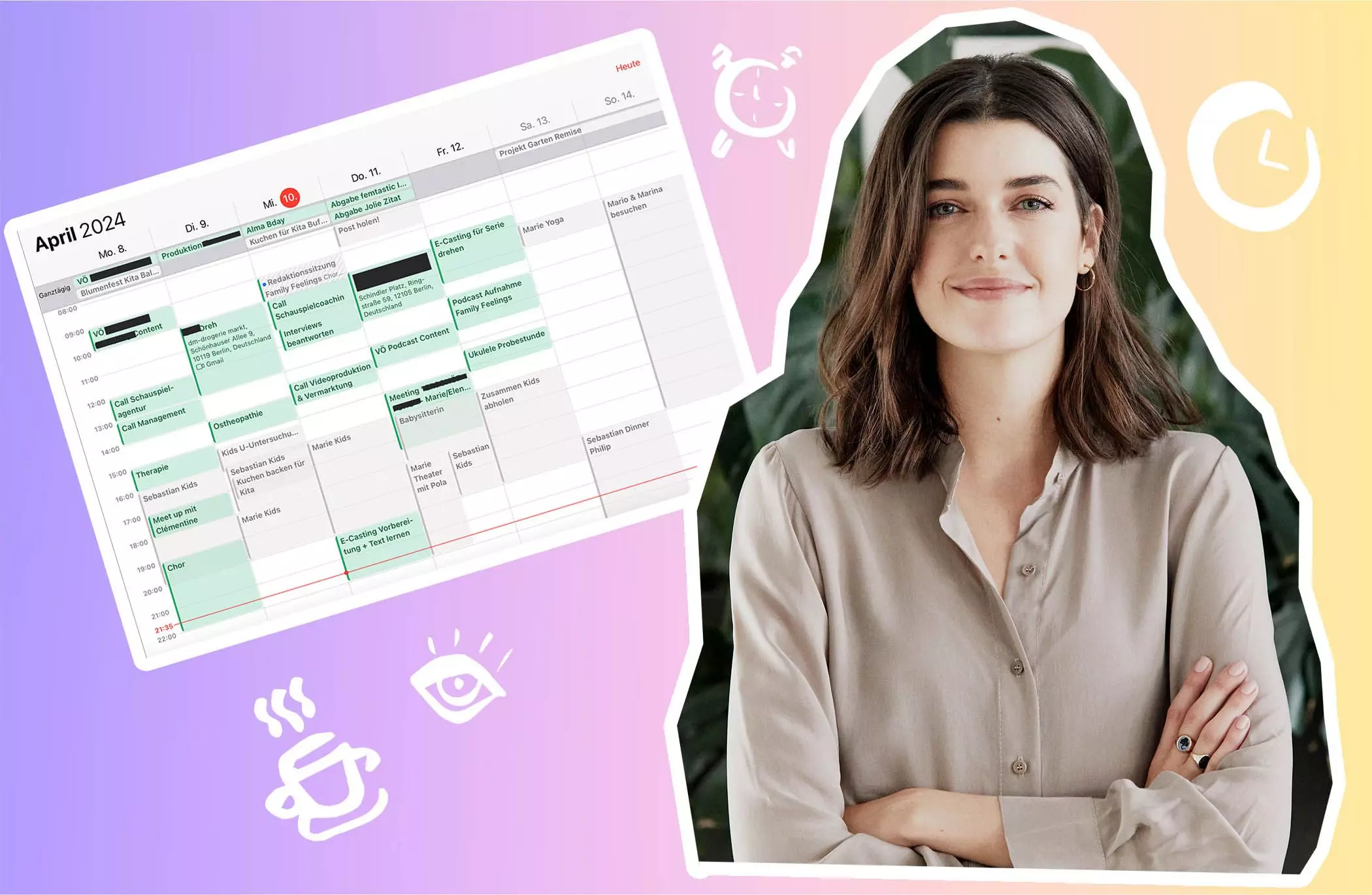Wir werfen einen Blick in den Kalender von Marie Nasemann
