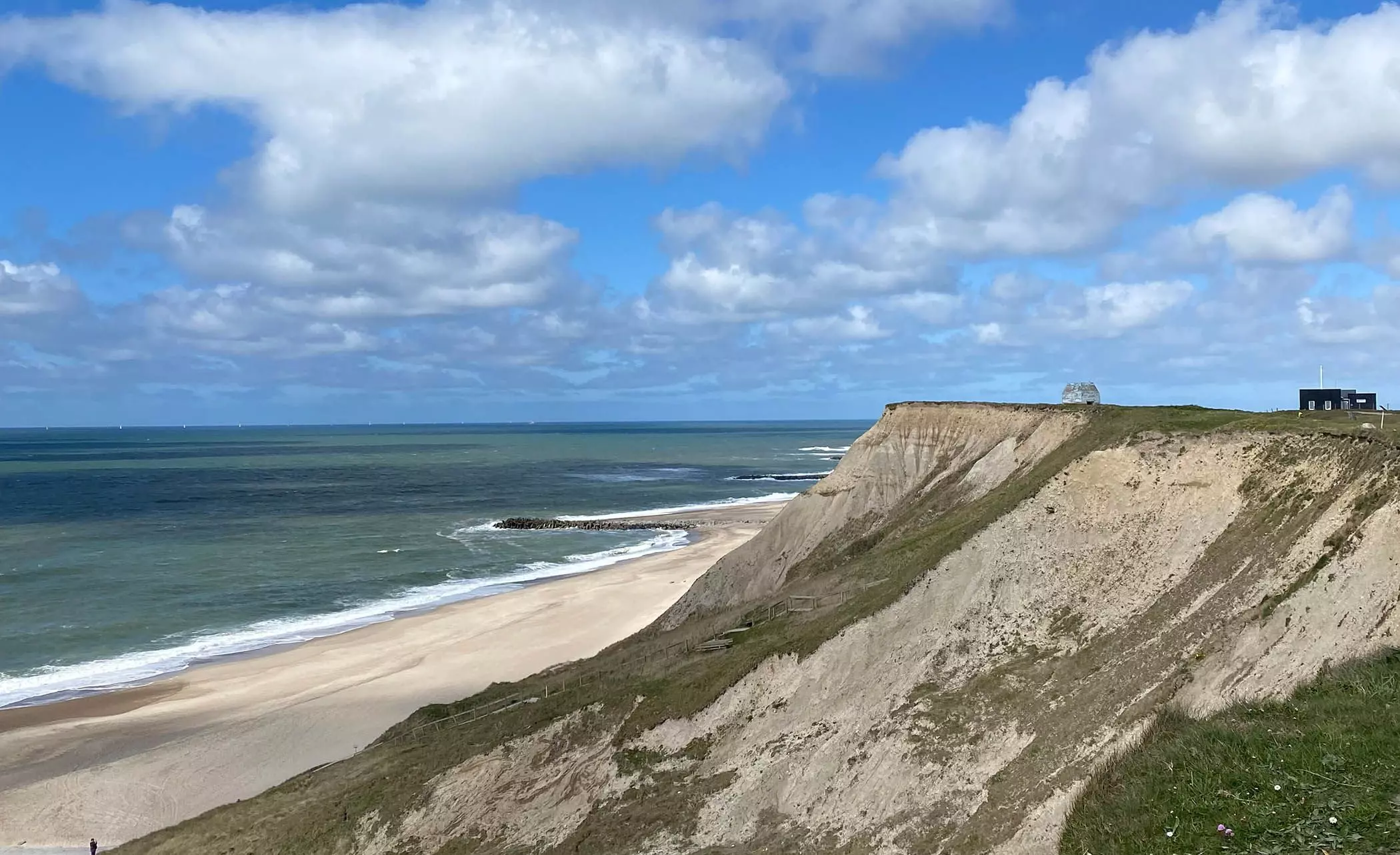 Urlaub im Sommer: Küste Dänemarks