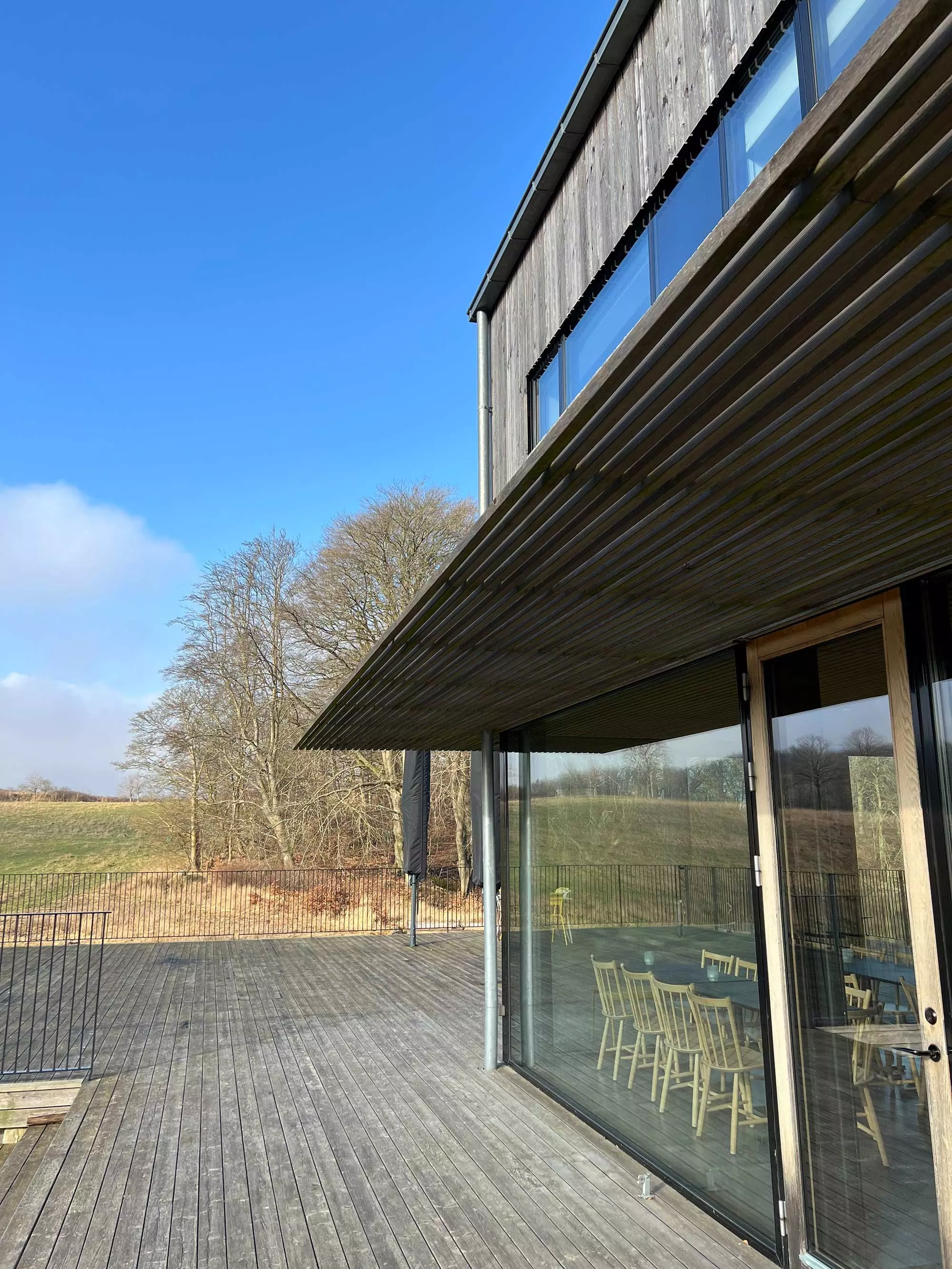 Terrasse der Villa Huno