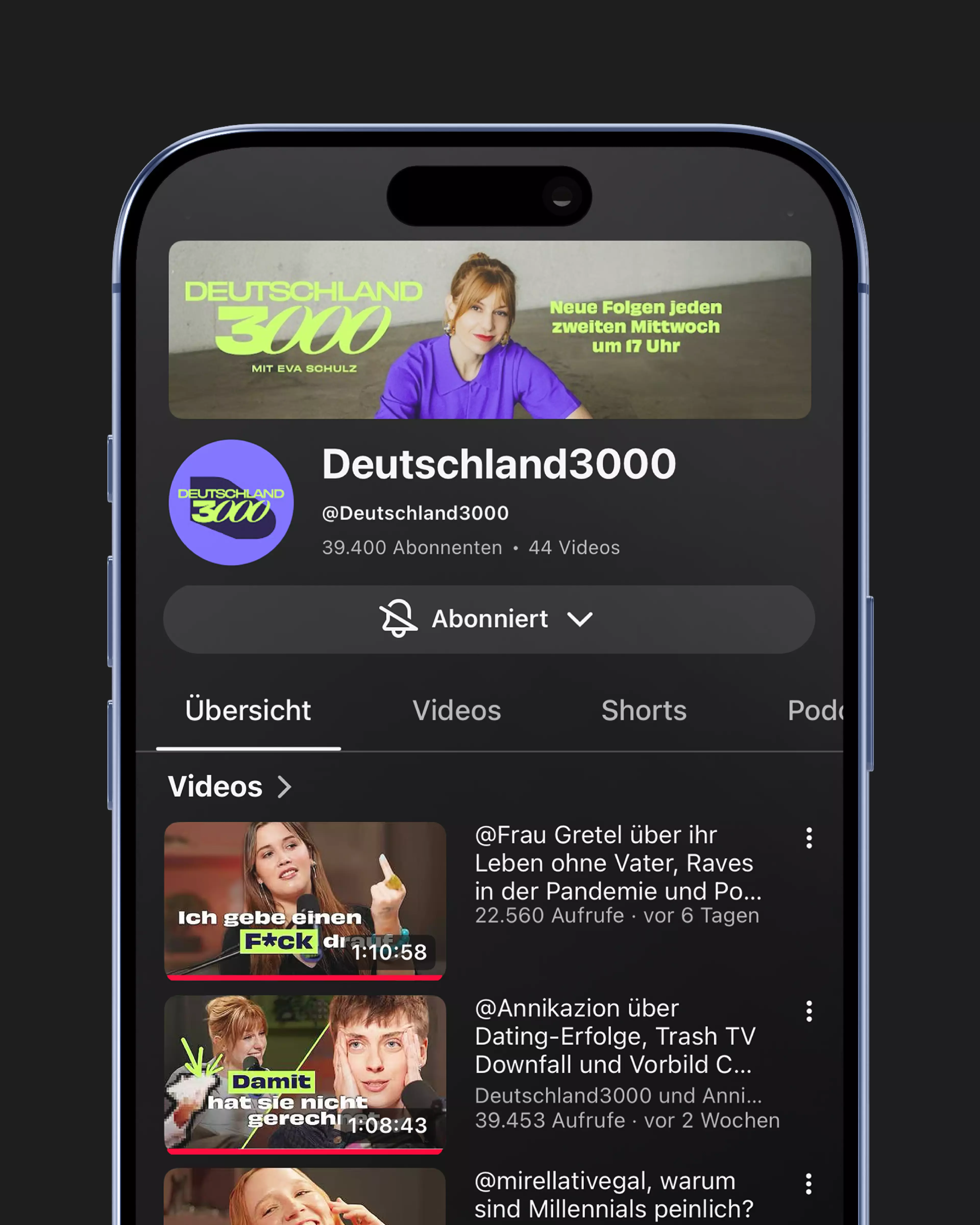 aDeutschland3000 YouTube