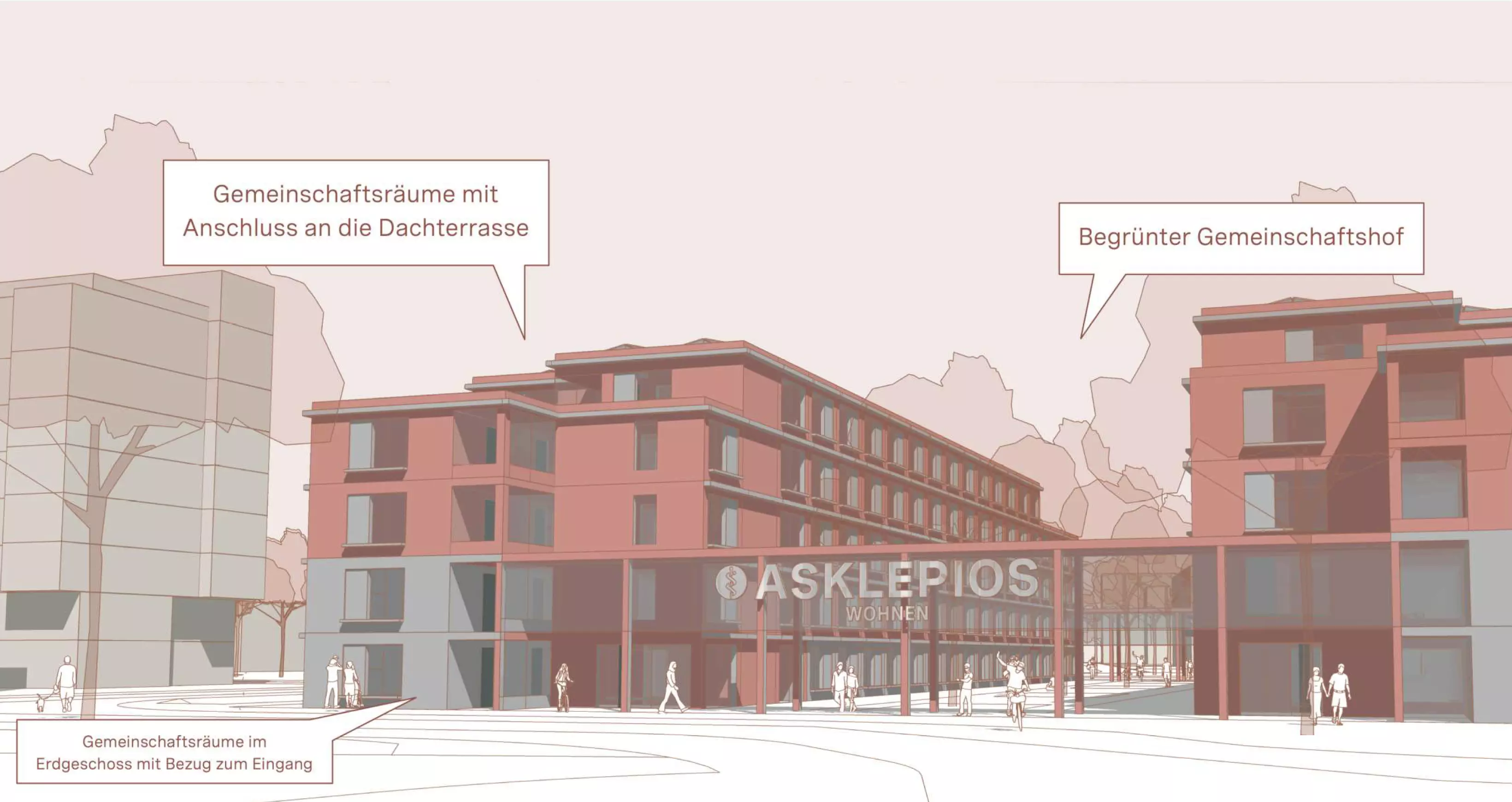 Mitarbeiterwohnungen, Mitarbeiter, Wohnen, Asklepios