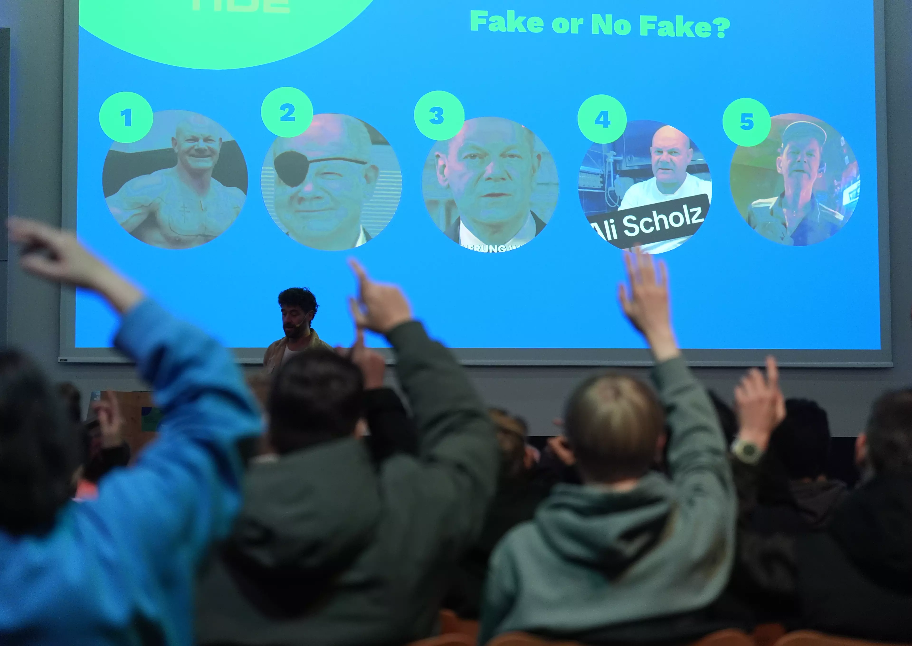 Workshop für Schüler auf Newscamp