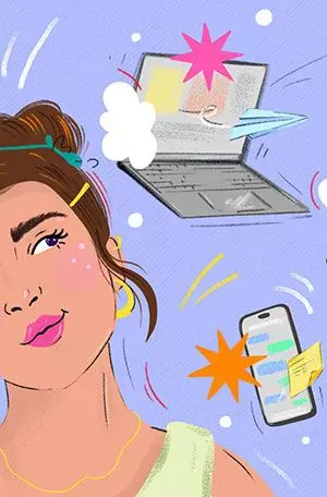 femtastics-Papierlos-Arbeiten-Illustration